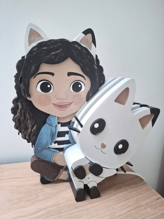Lampka drewniana 3d Gabi